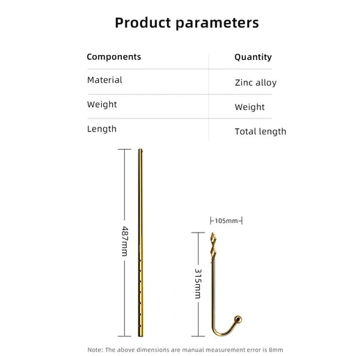 Anal Golden LOCKINK AllNight 3867 Set Hook Adjustable 1112